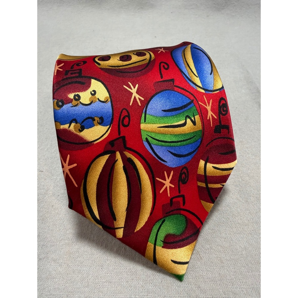 J. Garcia Creme de Menthe Hangover Vintage Silk Holiday Ornaments X Long 3.75x63